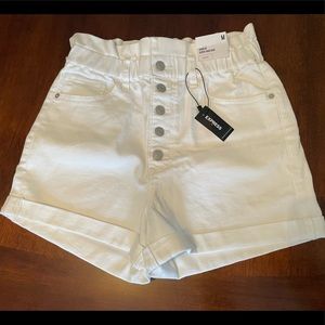 NWT Express High Rise Jean Shorts